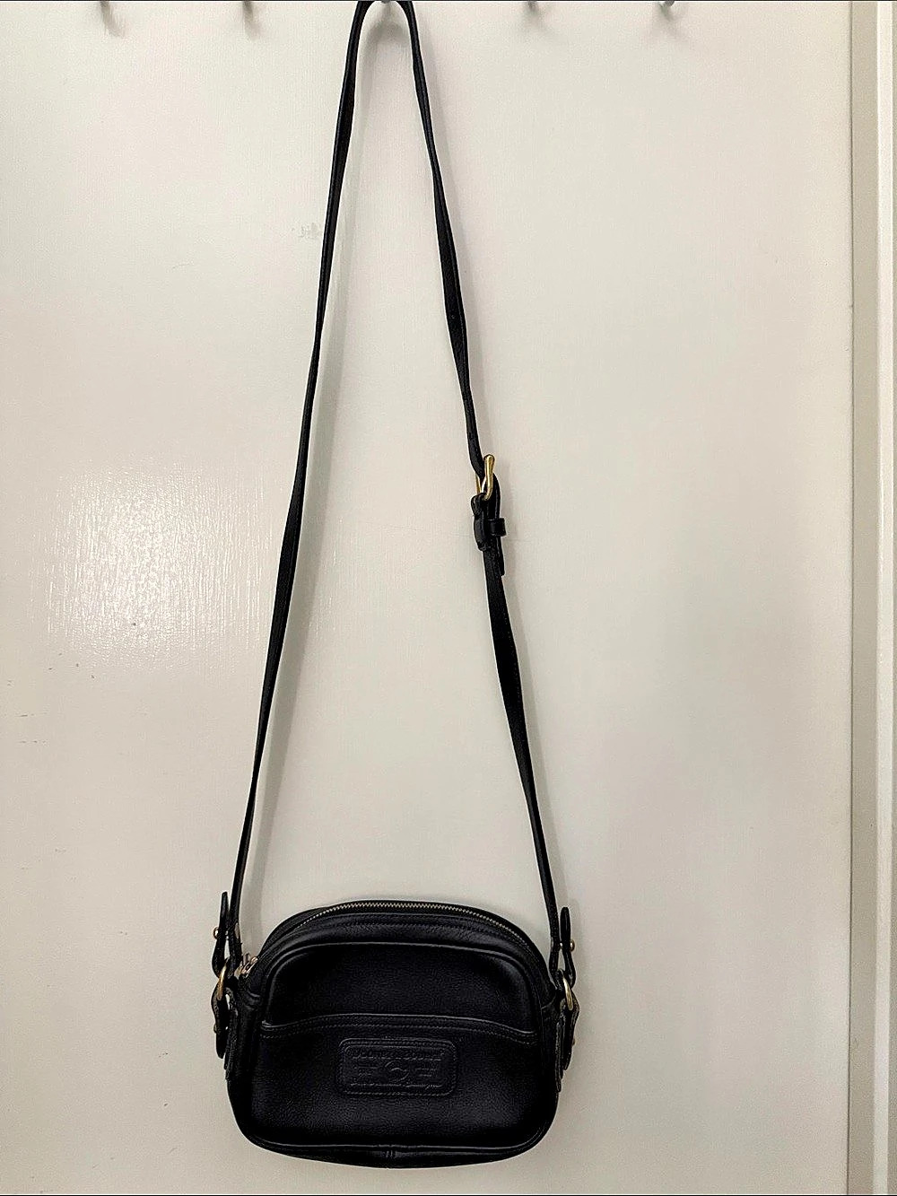 Vintage Dooney & Bourke Black Crossbody Bag
